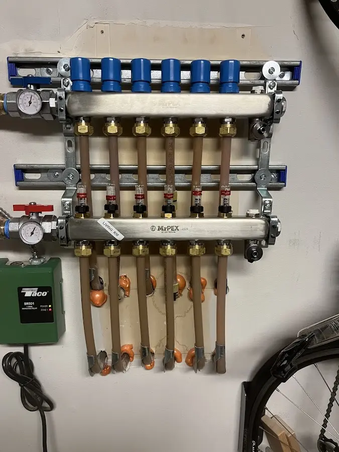 Plumber performing Leak Detection at a residential property in Wylie