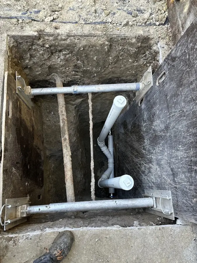 Experienced plumber completing Gas Line Repair work in Wylie